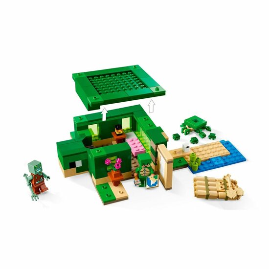 Playset Lego 21254 Minecraft Turtle Beach House 4