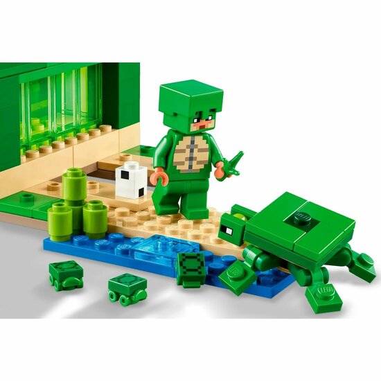 Playset Lego 21254 Minecraft Turtle Beach House 6