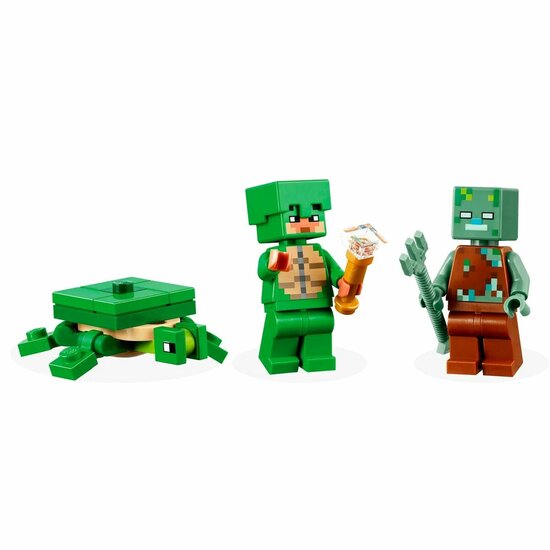 Playset Lego 21254 Minecraft Turtle Beach House 8