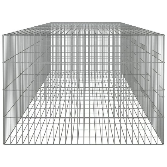 Konijnenkooi met 5 panelen 273x79x54 cm gegalvaniseerd ijzer 5