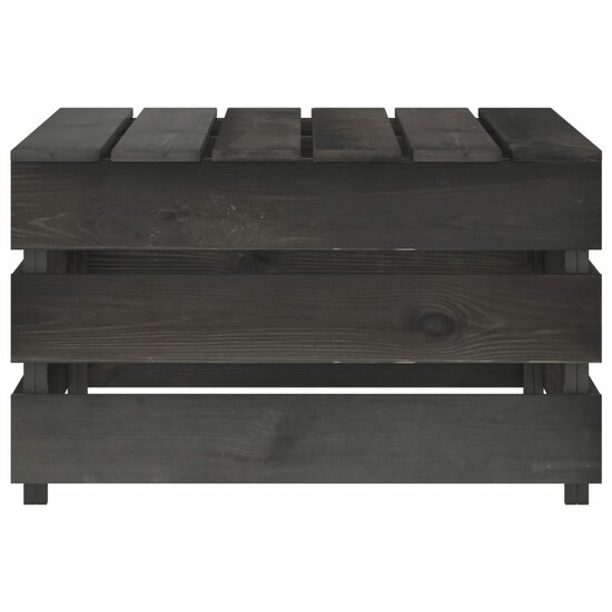 Tuintafel pallet ge&iuml;mpregneerd grenenhout 3