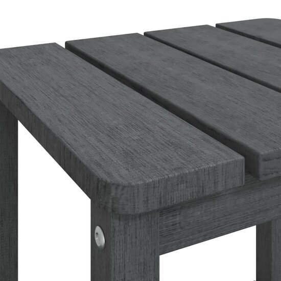 Tuintafel Adirondack 38x38x46 cm HDPE antracietkleurig 6