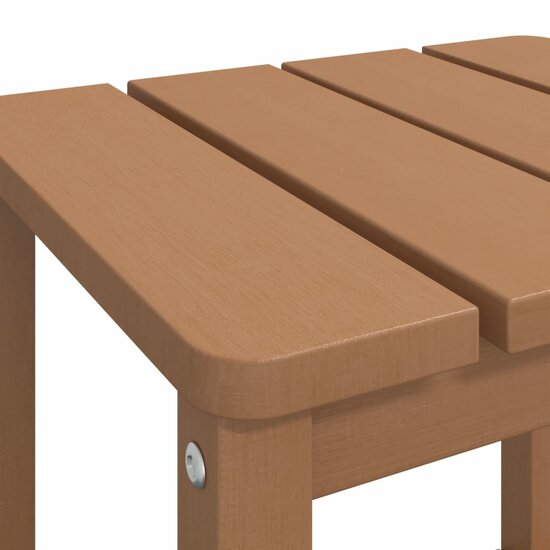 Tuintafel Adirondack 38x38x46 cm HDPE bruin 6