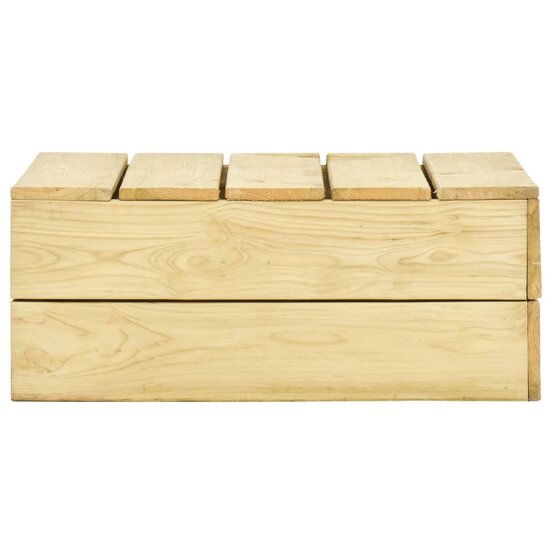 Tuintafel 75x75x31 cm ge&iuml;mpregneerd grenenhout 2