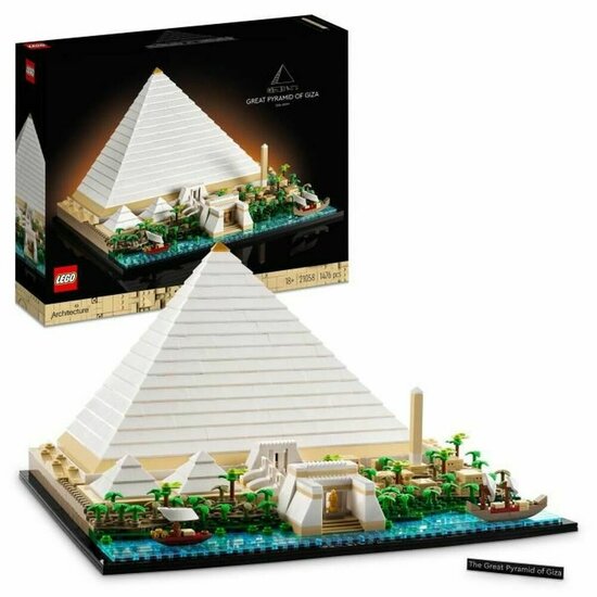 Playset   Lego 21058 Architecture The Great Pyramid of Giza         1476 Onderdelen   1