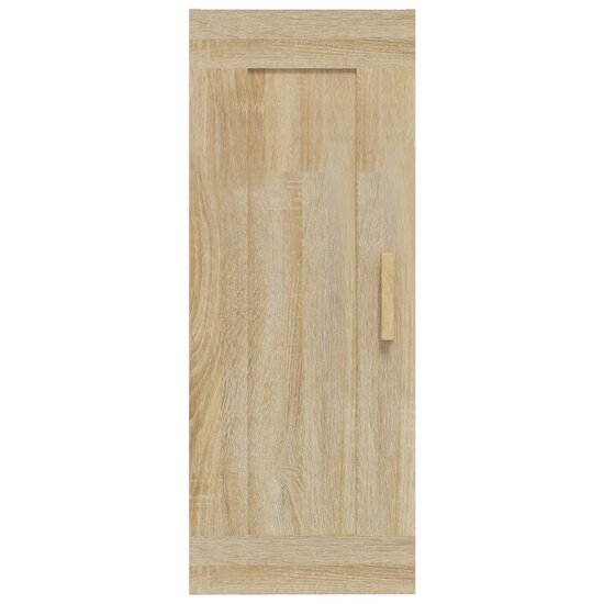 Wandkast 35x34x90 cm bewerkt hout sonoma eikenkleurig 5