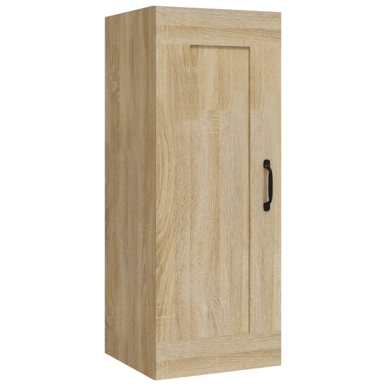 Hangkast 35x34x90 cm bewerkt hout sonoma eikenkleurig 2