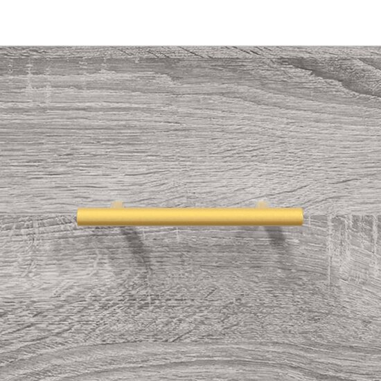 Wandkast 80x36,5x35 cm bewerkt hout grijs sonoma eikenkleurig 9