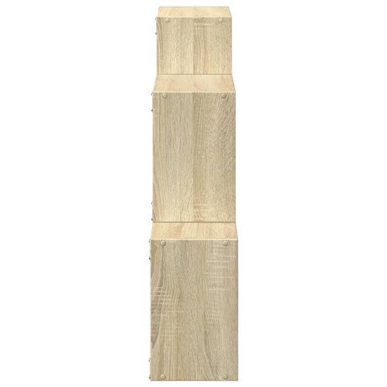 Wandkast 78x18x71 cm bewerkt hout sonoma eikenkleurig 5