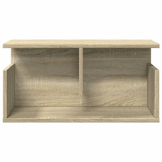 Wandkast 60x20x30 cm bewerkt hout sonoma eikenkleurig 4