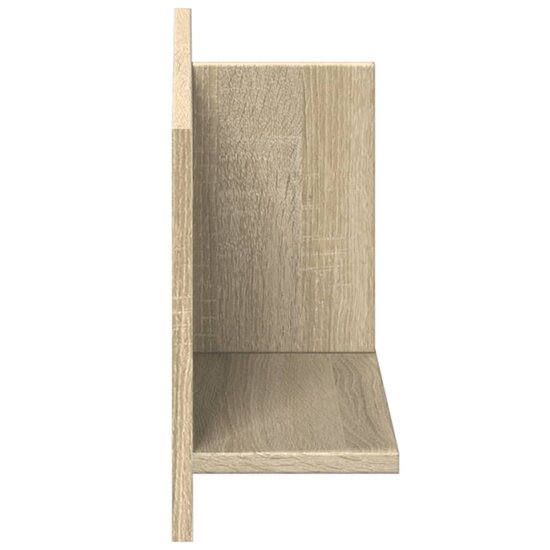 Wandkast 70x16,5x30 cm bewerkt hout sonoma eikenkleurig 5