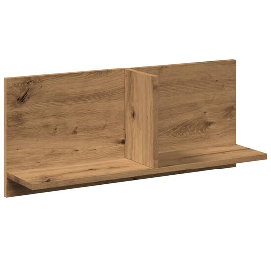 Wandkast 70x16,5x30 cm bewerkt hout artinsanaal eikenkleurig 2