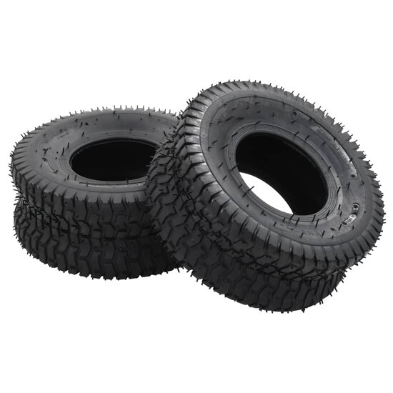 Kruiwagenbanden 2 st 15x6.00-6 4PR rubber 1