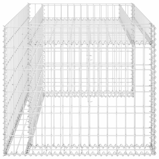 Grasmaaieroverkapping met plantenbak 110x80x60cm staaldraad 4