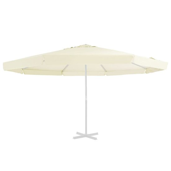 Vervangingsdoek voor parasol 500 cm zandkleurig 1