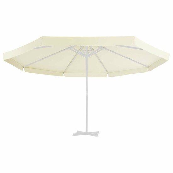 Vervangingsdoek voor parasol 500 cm zandkleurig 2