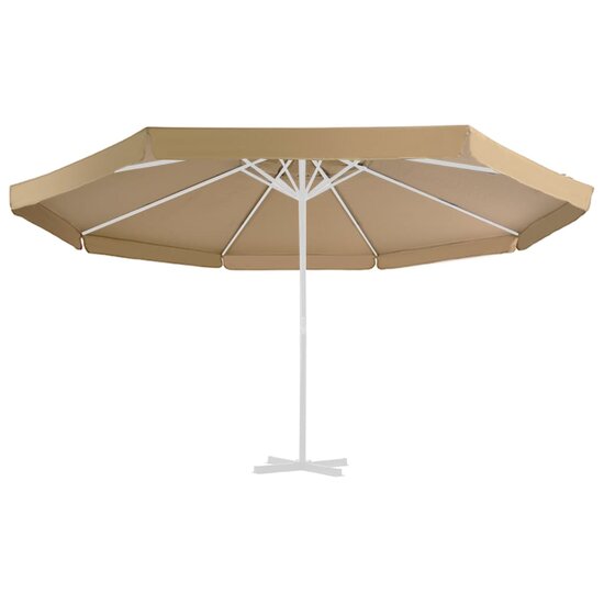 Vervangingsdoek voor parasol 500 cm taupe 2