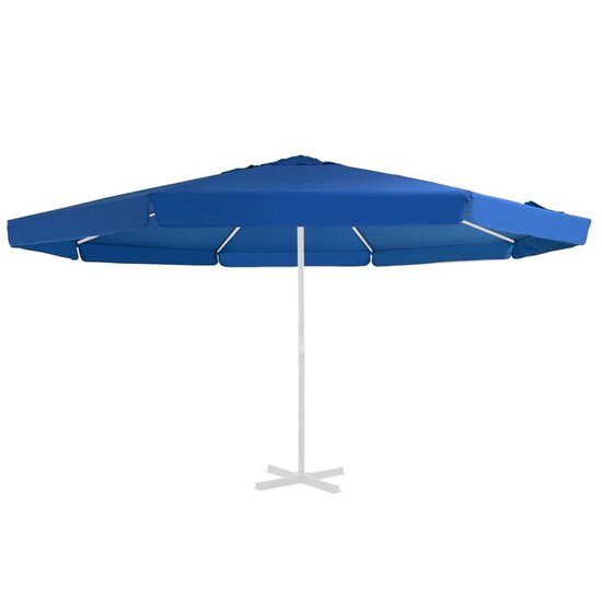 Vervangingsdoek voor parasol 500 cm azuurblauw 1