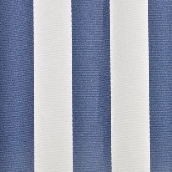 Luifeldoek 3x2,5 m canvas blauw en wit 3