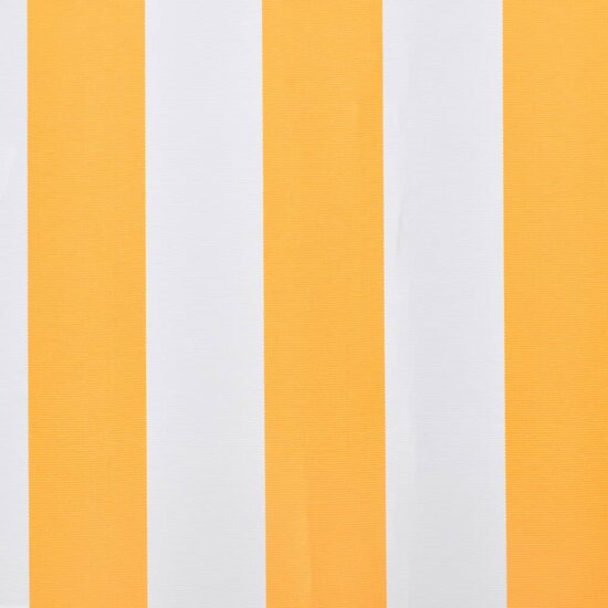 Luifeldoek 350x250 cm canvas oranje en wit  3