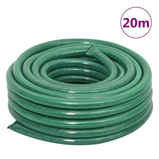 Slanghaspel met slangkoppelset 0,75&quot; 20 m vrijstaand PVC groen 8