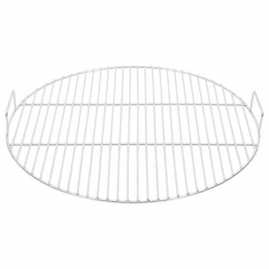 Barbecuerooster met handgrepen rond &Oslash;54 cm 304 roestvrij staal 2