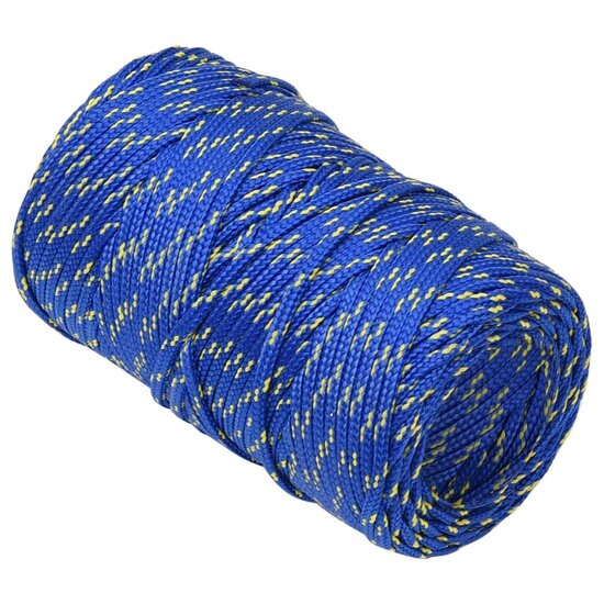 Boottouw 2 mm 50 m polypropyleen blauw 3