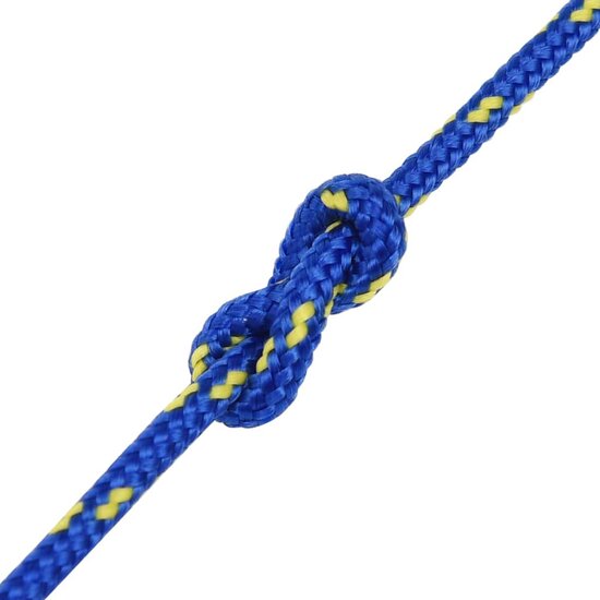 Boottouw 3 mm 25 m polypropyleen blauw 5