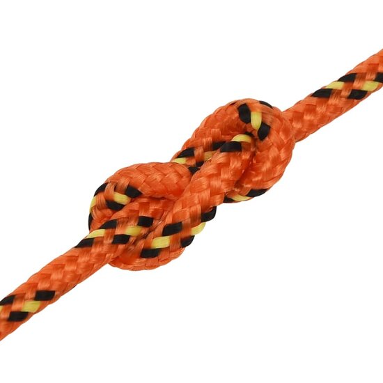 Boottouw 4 mm 25 m polypropyleen oranje 5