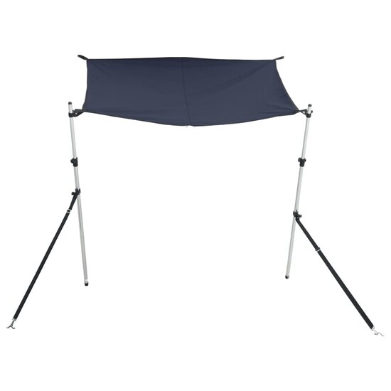 Schaduwdoek T-top 170x170x(115-183) cm blauw 3