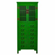 Kast Alexandra House Living Groen MDF Elmhout 43 x 170 x 70 cm 2