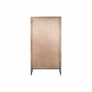 Kast Home ESPRIT Bruin Zwart Zilverkleurig 90 x 38 x 170 cm 8