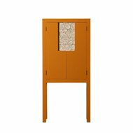 Kast ORIENTAL CHIC 60 x 30 x 130 cm Oranje Hout MDF DMF 1