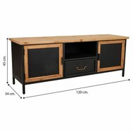 Dressoir Alexandra House Living Zwart 34 x 45 x 120 cm 8