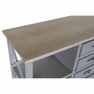 Dressoir DKD Home Decor 132 x 40 x 84.5 cm 132 x 40 x 84,5 cm Natuurlijk Grijs Paulownia hout Hout MDF 3