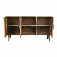 Dressoir Home ESPRIT Wit Gouden Natuurlijk Hout 145 x 45 x 80 cm 4