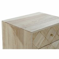 Ladekast DKD Home Decor   Lichtbruin Metaal Pijnboom Paulownia hout Natuurlijk Modern 45 x 35 x 93 cm 5