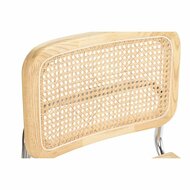 Keukenstoel DKD Home Decor 46 x 46 x 77 cm Natuurlijk Zilverkleurig Lichtbruin Rotan 5