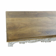 Eettafel DKD Home Decor Verouderde afwerking Wit Multicolour Natuurlijk Hout Mangohout 120 x 61 x 49 cm 2