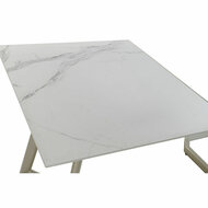 Eettafel DKD Home Decor Kristal Gouden Metaal Wit (140 x 80 x 76 cm) 4