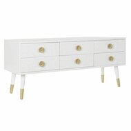 Tv-meubel DKD Home Decor Wit Gouden Spar Hout MDF 120 x 42 x 54 cm 1