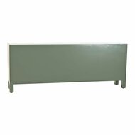 Tv-meubel DKD Home Decor Wit Zwart Groen Gouden Metaal Spar Hout MDF 130 x 26 x 51 cm 7