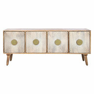 Tv-meubel Home ESPRIT Gouden Natuurlijk Hout 145 x 40 x 60 cm 8