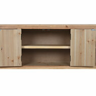 Tv-meubel Home ESPRIT Zwart Natuurlijk Spar Hout MDF 130 x 24 x 51 cm 3