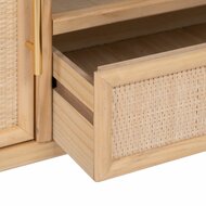 Tv-meubel SAPHIRA Natuurlijk Hout MDF 7