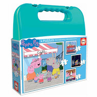 Set van 4 Puzzels Educa Peppa Pig Progressive (6-9-12-16 pcs) 1