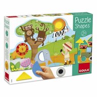 Houten Kinderpuzzel Goula Goula Safari Hout (19 pcs) 3