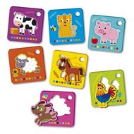 Kinderpuzzel Reig Flash Cards dieren Boerderij 2