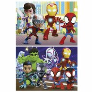 Set van 2 Puzzels Educa Spidey Amazing Friends 2