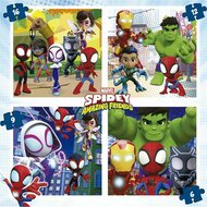 Set van 4 Puzzels Spidey Briefcase 3